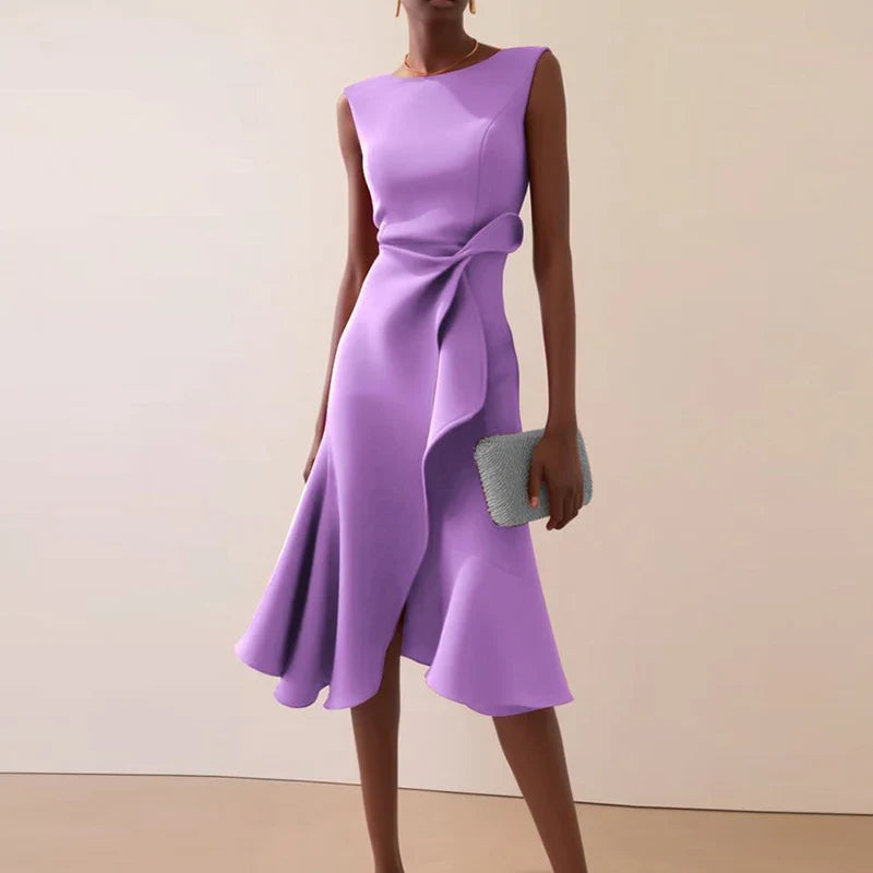 Elira – Elegant Flow Midi Dress