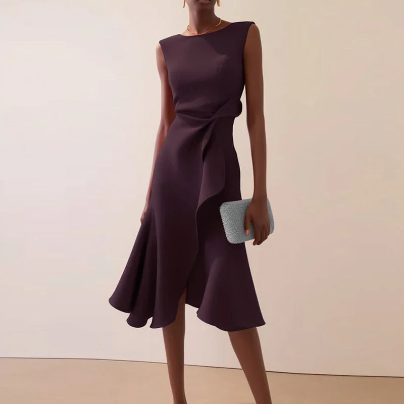 Elira – Elegant Flow Midi Dress