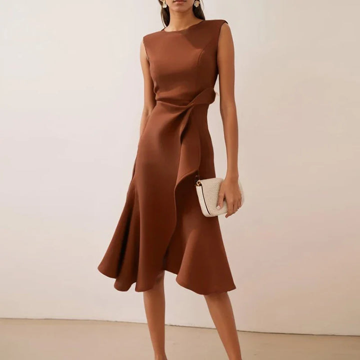 Elira – Elegant Flow Midi Dress