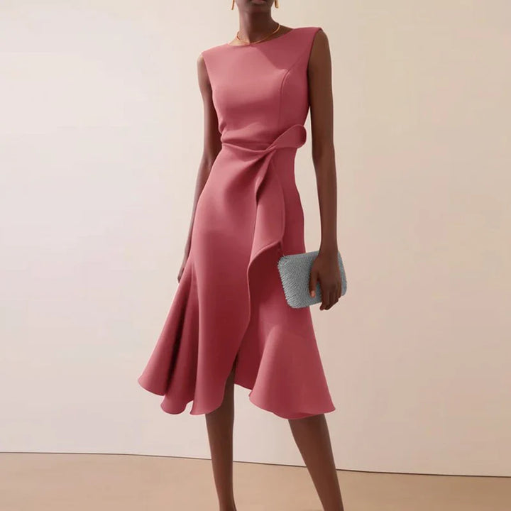 Elira – Elegant Flow Midi Dress