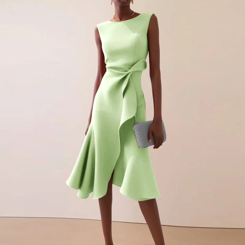 Elira – Elegant Flow Midi Dress