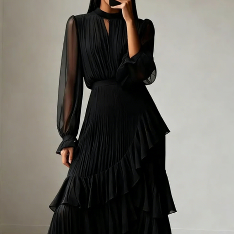 Dianna – Pleated Midi Dress