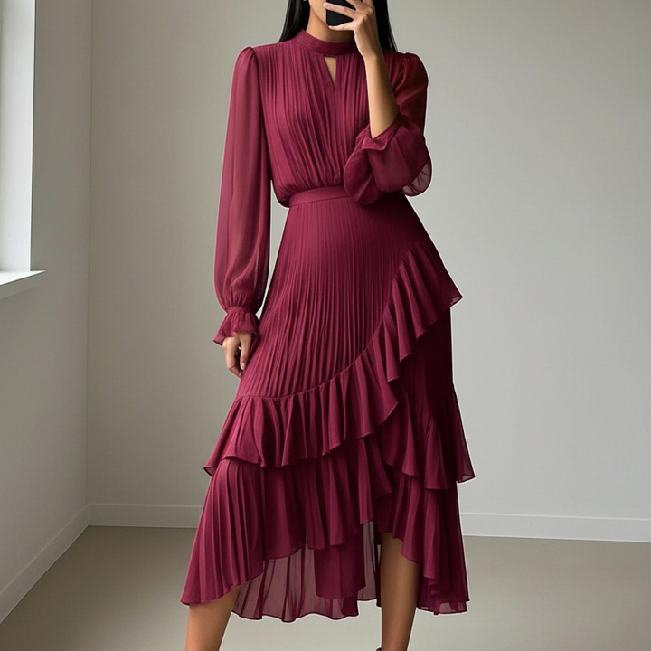 Dianna – Pleated Midi Dress