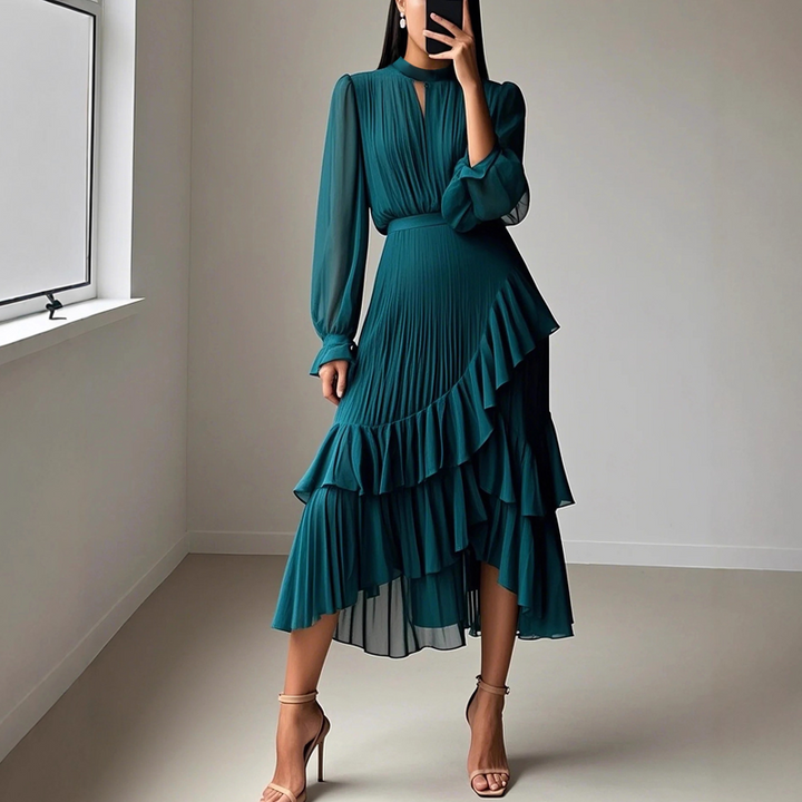 Dianna – Pleated Midi Dress